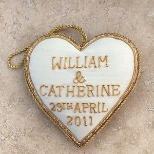 William and Catherine Commemorate Christmas Ornament